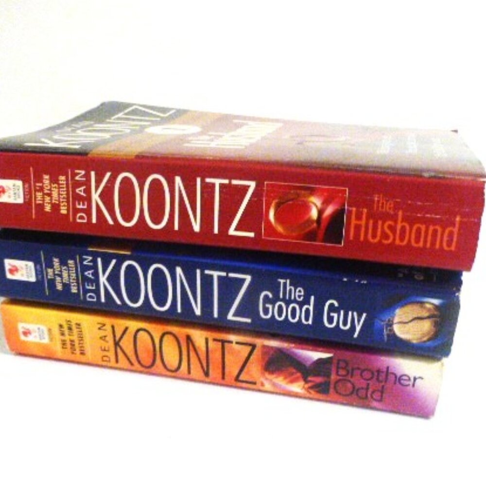 3x 1st Ed DEAN KOONTZ Books BROTHER ODD Good Guy Husband Dean Koontz Pocket Book